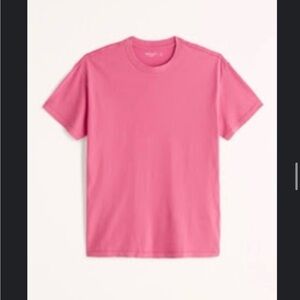 Abercrombie & Fitch Men’s Essential Tee in Pink Size Small Tall